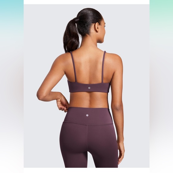 CRZ YOGA Butterluxe High Waist Pants & Spaghetti Strap Top Purple BUNDLE US S - Picture 2 of 15